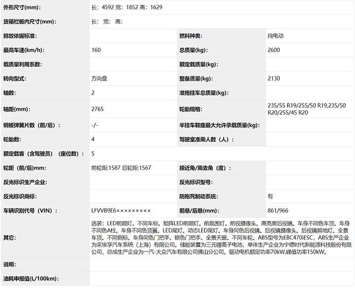 離上市不遠(yuǎn)了？大眾首款電動全球車ID.4工信部備案|新車