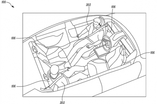 特斯拉全新座艙專利曝光：中置方向盤 可后轉座椅
