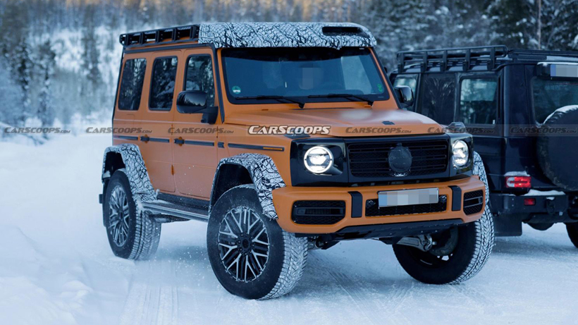 搭载V8发动机 越野能力进一步提升 AMG G 63 4×4谍照曝光