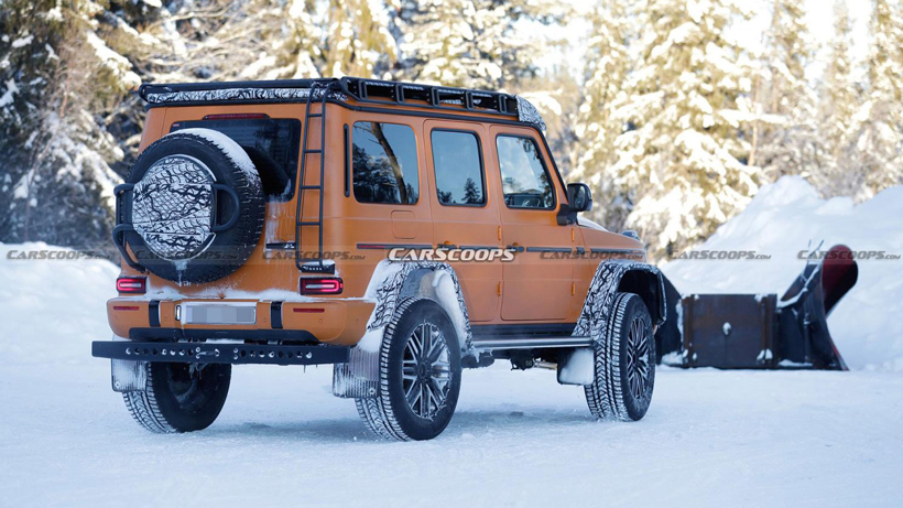 搭载V8发动机 越野能力进一步提升 AMG G 63 4×4谍照曝光