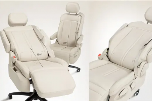 五菱全球首款车规级头等舱座椅上市，配备安全带